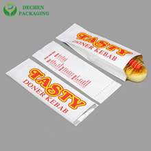 Burger Food Grade Bbq Paper Bag Foil Lined Grease Bags Burger Food Grade Bbq Paper Bag Foil Lined Grease Bags